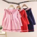 【3Y-13Y】Girls Fashion Lapel Long Sleeve Sweater Dress