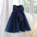 【2Y-8Y】Girl Elegant Solid Color Puffy Mesh Formal Dress