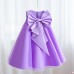 【2Y-8Y】Girl Elegant Solid Color Puffy Mesh Formal Dress