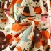 【9M-4Y】Girl Cute Thanksgiving Cartoon Pumpkin Print Long Sleeve Dress